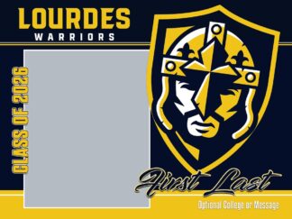 Custom Photo Lawn Sign - Warrior